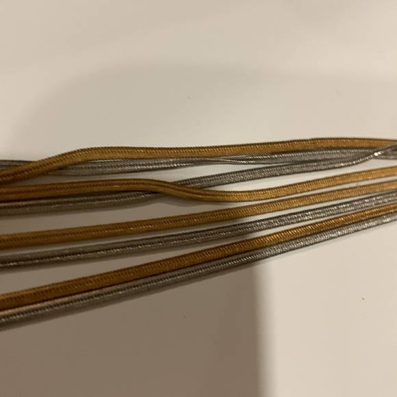 Gold & Silver layered snake chain - Picture 2 of 3